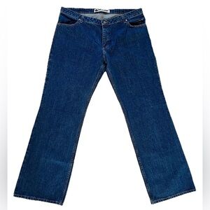 Harley Davidson Women’s Denim Jeans Boot Cut Size 18 Regular Dark Wash